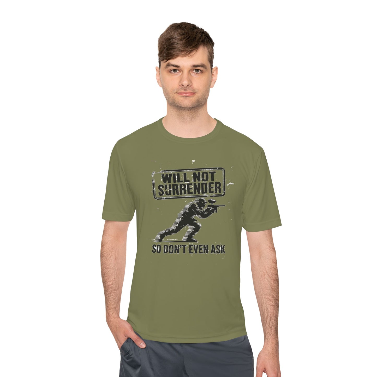 Never Surrender - Moisture Wicking Tee