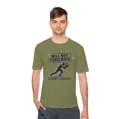 Never Surrender - Moisture Wicking Tee