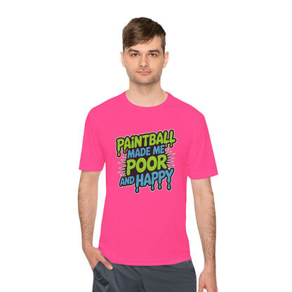 Poor and Happy - Moisture Wicking Tee