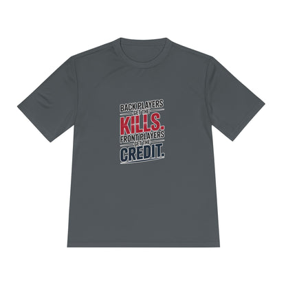 Kills and Credit - Moisture Wicking Sport Tee