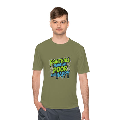 Poor and Happy - Moisture Wicking Tee
