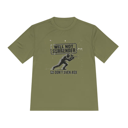 Never Surrender - Moisture Wicking Tee