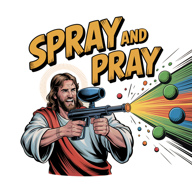 Spray and Pray - Moisture Wicking Tee