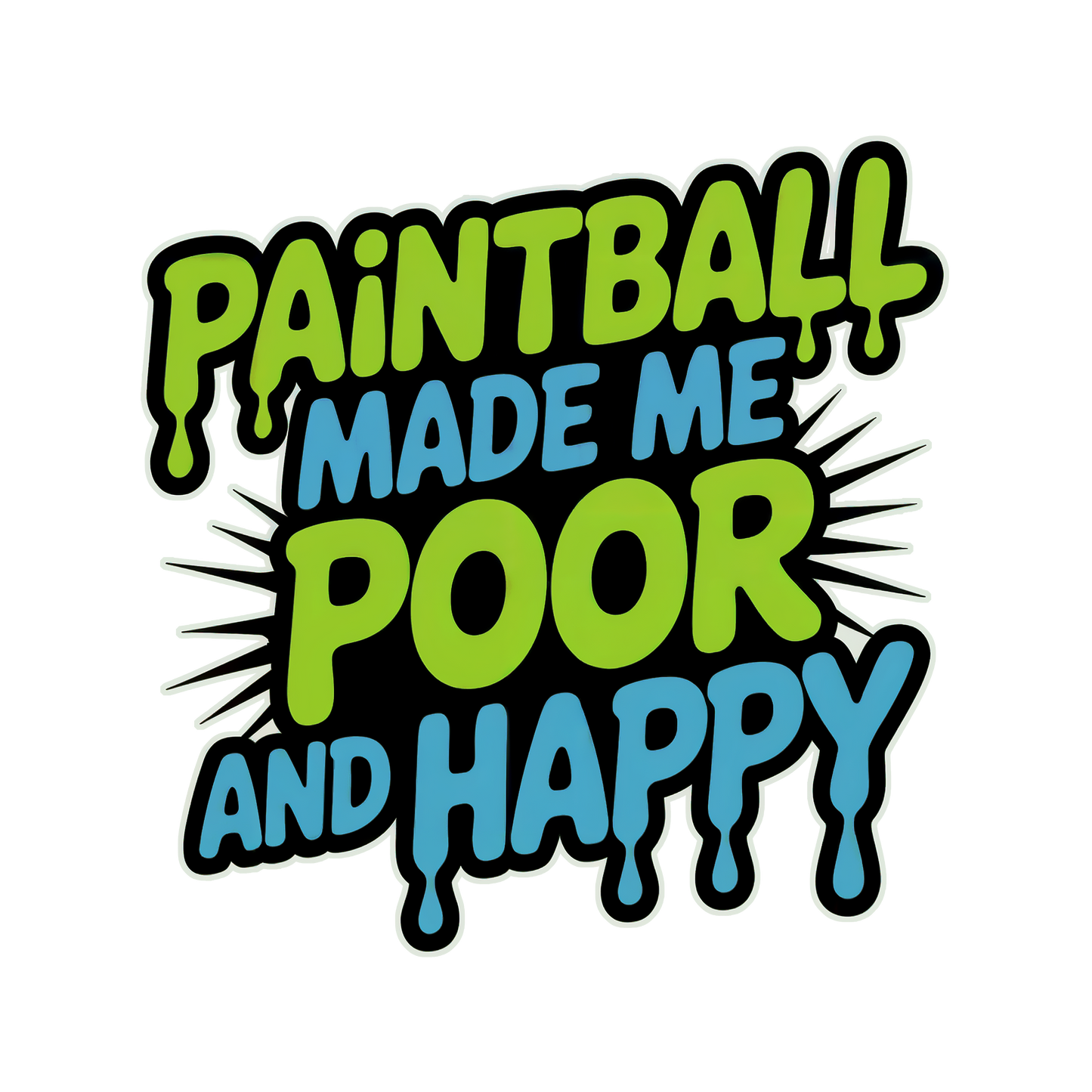 Poor and Happy - Moisture Wicking Tee