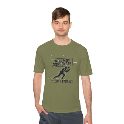 Never Surrender - Moisture Wicking Tee