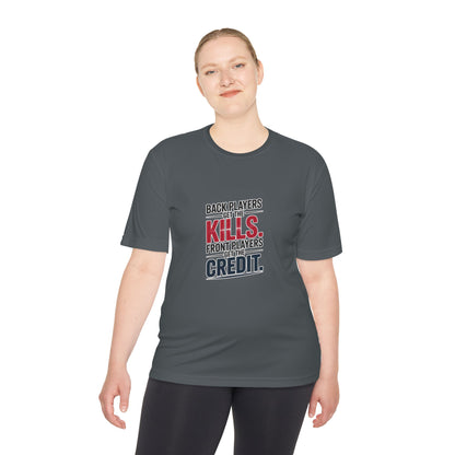 Kills and Credit - Moisture Wicking Sport Tee